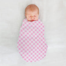 Load image into Gallery viewer, Classic Checks Organic Muslin Swaddle

