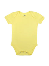 Load image into Gallery viewer, Pack of 3, Organic Cotton Bodysuit, Mint Green, Solid Lemon Yellow &amp; Classic Black and White Stripes (0-24 months)
