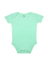 Load image into Gallery viewer, Pack of 5, Organic Cotton Bodysuits, 4 Purely Pastel &amp; Classic Black and White Stripes (0-24 months)
