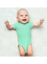 Load image into Gallery viewer, Pack of 5, Organic Cotton Bodysuits, 4 Purely Pastel &amp; Classic Black and White Stripes (0-24 months)
