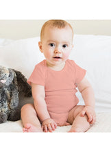 Load image into Gallery viewer, Pack of 5, Organic Cotton Bodysuits, 4 Purely Pastel &amp; Classic Black and White Stripes (0-24 months)
