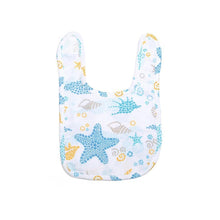 Load image into Gallery viewer, Under the Sea Pack of 2 Organic Muslin Bibs
